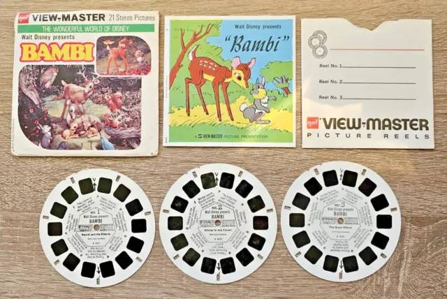 DISNEY ON PARADE Viewmaster Reels 1970 Set B517 Rare Walt Disney Q176  £14.95 - PicClick UK