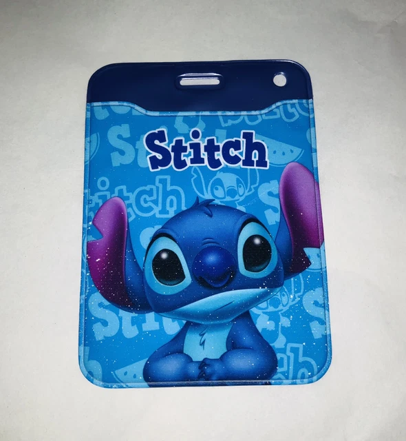 DISNEY STITCH PLASTIC ID CARD BADGE PASS HOLDER Christmas Stocking ...
