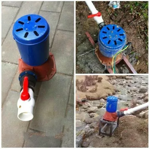 Turbina hidroeléctrica de agua 2KW 220V Pelton generador de impulso de baja RPM energía hidroeléctrica