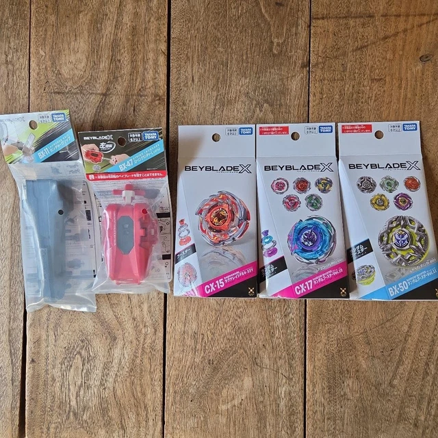 その他 BEYBLADE X CX-15 CX-17 BX-50 BX-51 TAKARA TOMY BEYBLADE X CX-15 CX-17 BX-50 Booster Launcher Grip Set