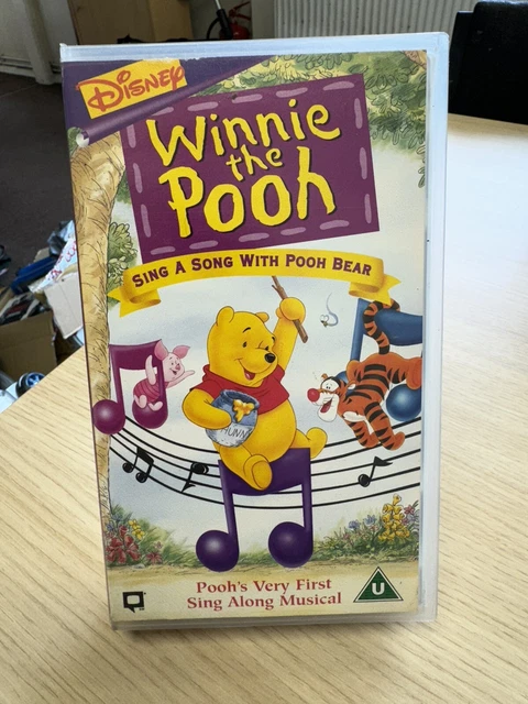 Sing A Song With Pooh Bear Vhs SING A SONG With Winnie The Pooh Bear VHS Video PAL Disney Rare £8.99