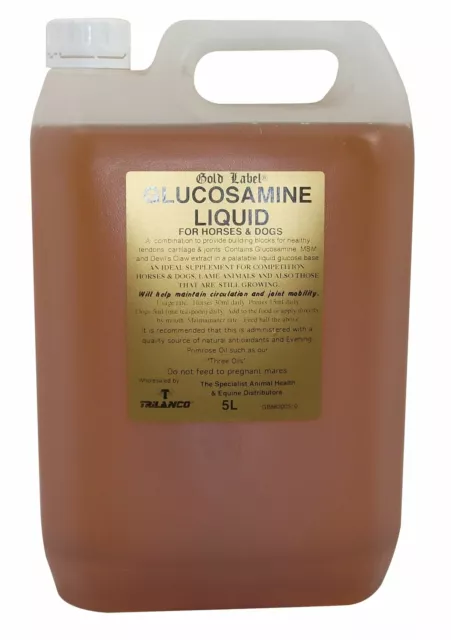 Gold Label Glucosamine Liquid Horse healthy joints and maintains mobility