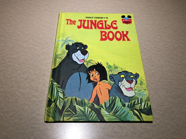 Walt Disney's: The Jungle Book - 1974 Book Club Edition-Random House -Near Mint!