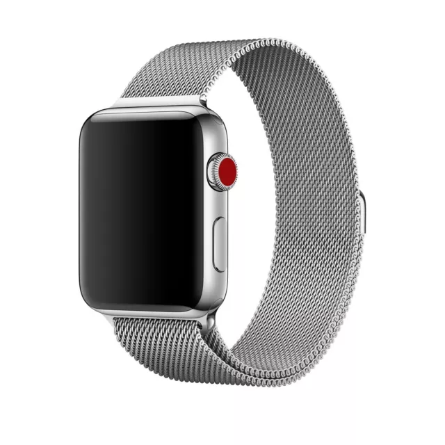 Cinturino ORIGINALE Apple Watch in Maglia Milanese Acciaio Inossidabile 42mm 2