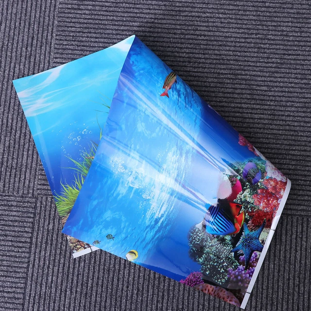 3 D Fish Tank Background Image Black Decor Fondos De Pantalla 3d Decorate 3