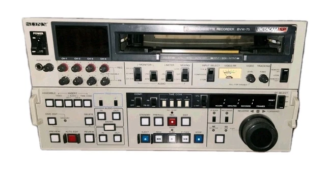 その他 SONY BETACAM SP VIDEO CASSETTE BVW-70 Sony BVW-70 Vintage Betacam SP Editor Video Cassette Tape