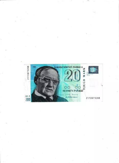 Finland  20  Markkaa  1993