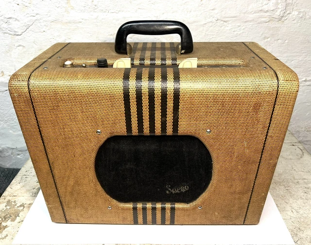 ✨RARE VTG 1955 Supro Valco Chicago 51 Tweed Tube Amplifier Guitar Amp 50s WORKS✨ ✨RARE VTG 1955 Supro Valco Chicago 51 Tweed Tube Amplifier Guitar Amp 50s WORKS✨