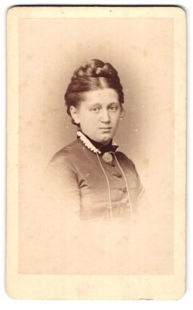 Photography L. Belitski, Nordhausen, young lady with updo hairstyle and disgust