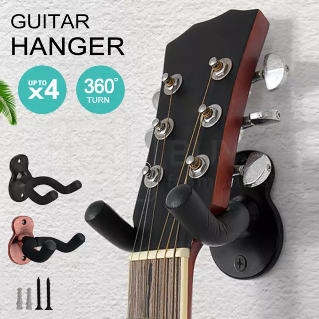 Guitar Hanger Wall Hook Holder Stand for Bass Electric Acoustic Guitar Ukulele