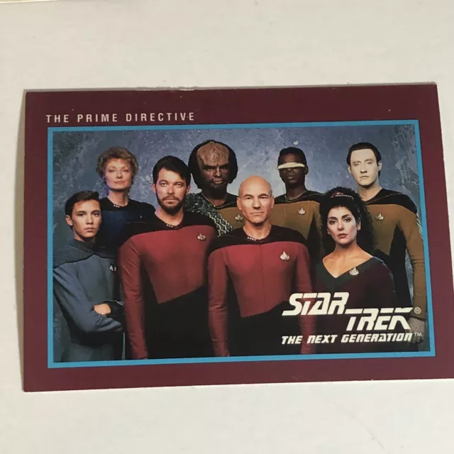 Star Trek The Next Generation Trading Card Vintage 1991 #88 Patrick Stewart