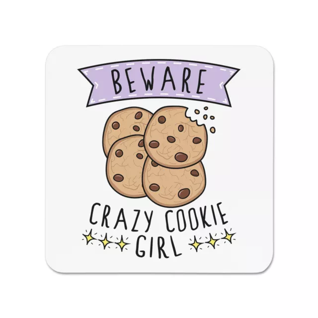 Beware Pazzo Biscotti Bambina Frigo Magnete Scherzo Figlia Bimbi Ricompensa Cibo