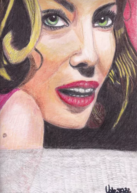 DISEGNO PASTELLI e CERE -  "MI INCANTO SE..."  24 x 32 - Firma VALE SKIZZ - 2010