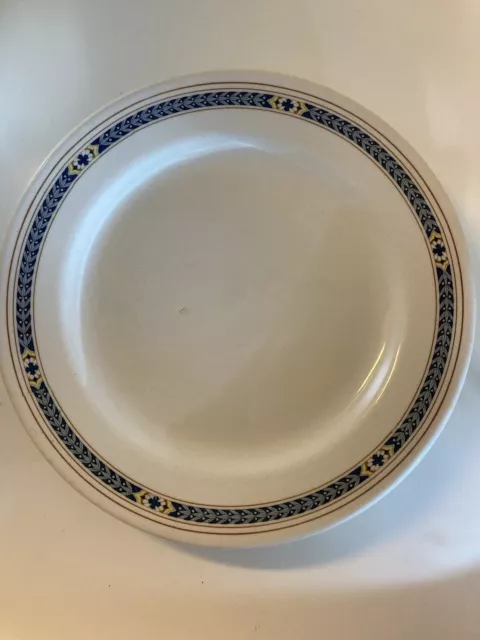 Pennsylvania Railroad STERLING CHINA Dinner plate, purple Laurel pattern, 9 1/2"