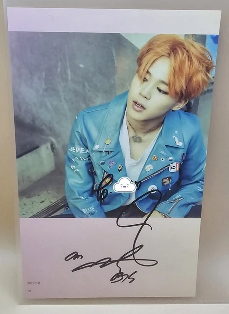 BTS JIMIN SIGNED Page Hyyh Pt 2 The Most Beautiful Moment In