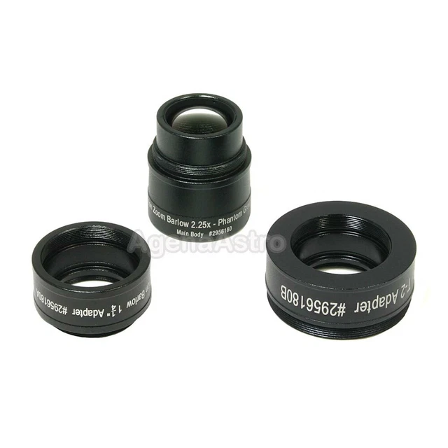 Baader 1.25" 2.25x Hyperion Zoom Barlow with T Adapter # 2956180 3