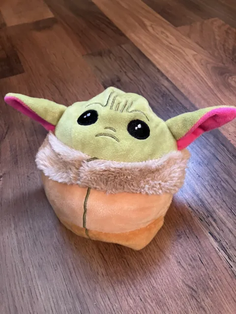 Star Wars Grogu Baby Yoda Plush Toy Reversible 4.5" double sided The Child Rare