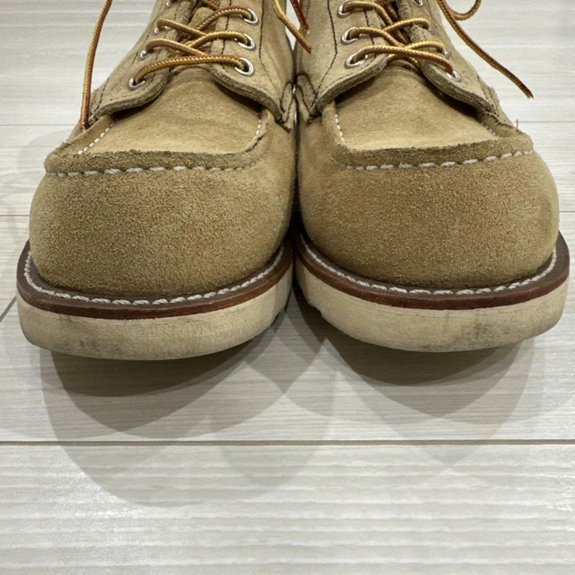 RED WING 8173 Irish Setter Mock Toe Wedge Crepe Boots Tan Suede US9.5E