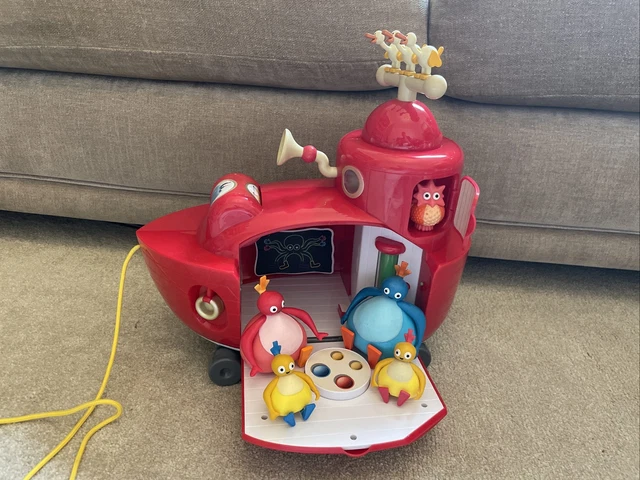 Cbeebies Pull CBEEBIES TWIRLYWOOS BIG Red Boat Pull Along With Lights & Sounds All ...
