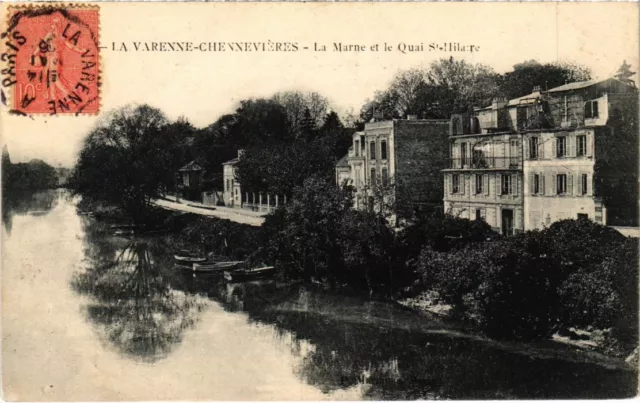 CPA La Varenne La Marne et le Quai St Hilaire (1347851)