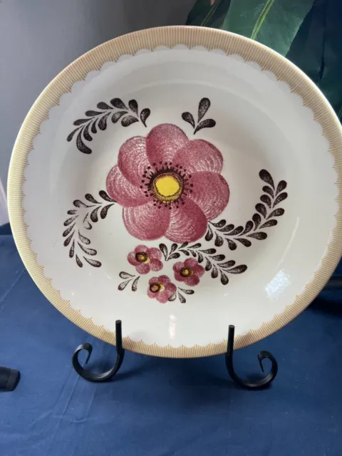 Royal China By Jeannette Large Round Serving Bowl Salad Pasta Floral 11.75” EUC