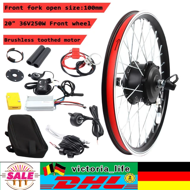 36V 800W Electric Bike Conversion Kit - Brushed Motor, Controller, Throttle For Tricycle, Scooter, Go Kart