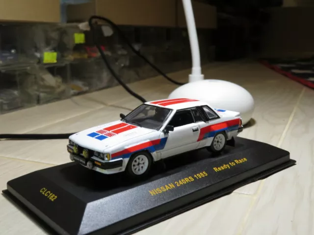 1/43 Nissan 240RS #20 Rally de Portugal (1985) + fundición a presión listo para competir (2 piezas)