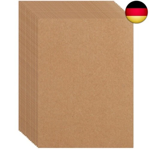 Yoosso 200 Blätter A6 Kraftpapier Karten, 10,2 x 15,2cm Blanko Karten