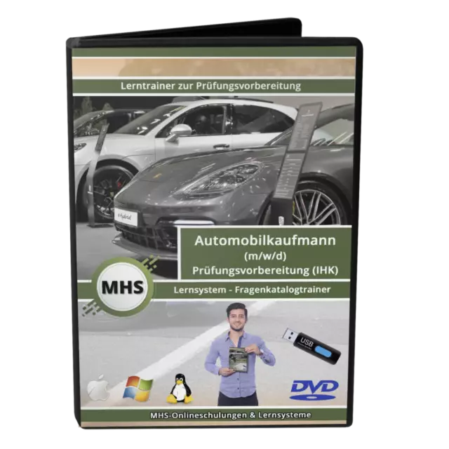 Der Automobilkaufmann (m/w/d) Lerntrainer - Neue Version auf DVD oder USB-Stick