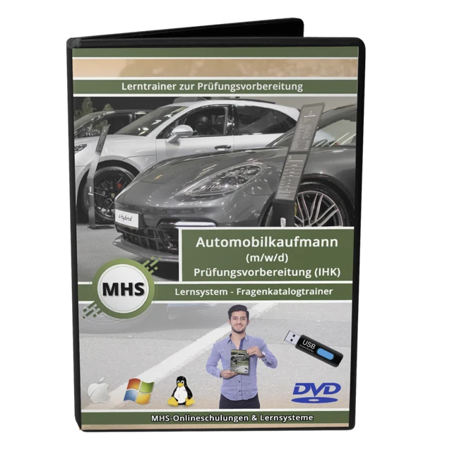 Der Automobilkaufmann (m/w/d) Lerntrainer - Neue Version auf DVD oder USB-Stick