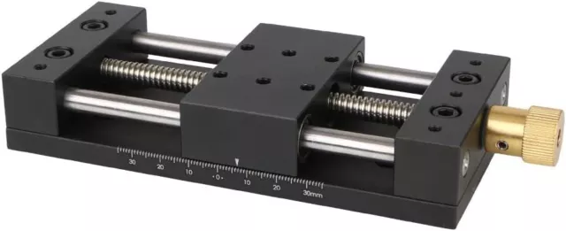Manual Linear Stage 75mm Sliding Table Linear Rail Guide Aluminium Alloy Slide