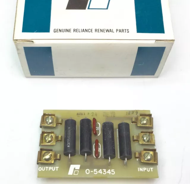 Reliance 0-54345 Input Output Meter Filter Board New In Box