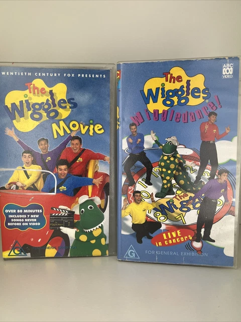 The Wiggles Movie And WiggleDance - VHS - Video Tape - 1998_vintage_whole Set