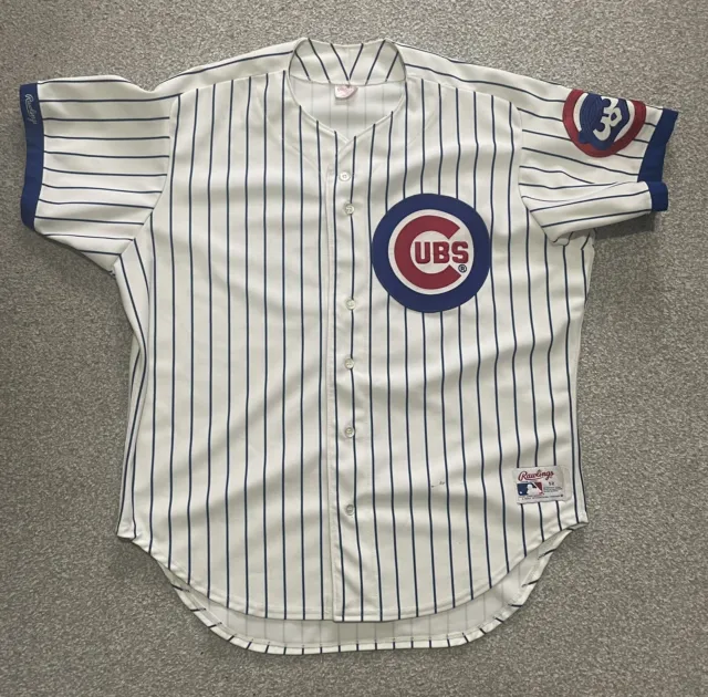 Chicago Cubs Baseball Jersey Vintage Rawlings #15 Size 52 2xl