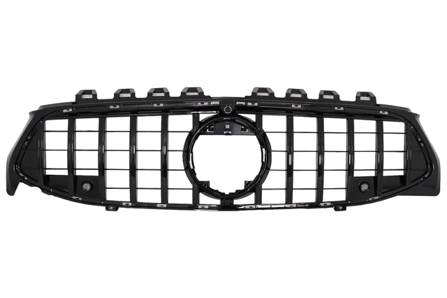 Grille for Mercedes CLA X118 C118 2019+ Black Stripes GT-R Panamericana Design