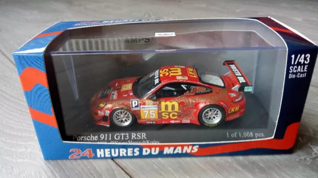 Minichamps 1:43 2009 Le Mans Porsche 911 GT3 RSR #75 Darryl O'Young MINT