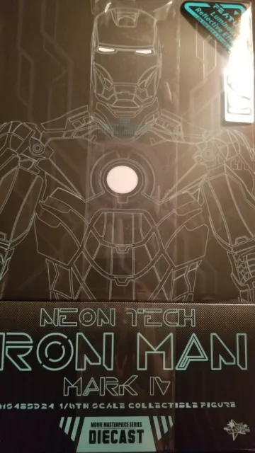 Hot Toys Iron Man 2 - Neon Tech Iron Man Mark IV 1/6th Scale Action Figure