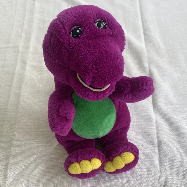 VINTAGE 1992 BARNEY Purple Dinosaur Stuffed Plush Toy Lyons Group £12.32 PicClick UK
