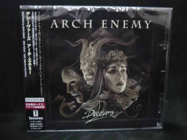 ARCH ENEMY Deceivers + 2 JAPAN CD Carcass Nevermore Witchery The Agonist