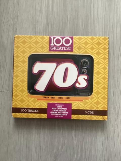100 greatest 70s 5 cd collection - cd