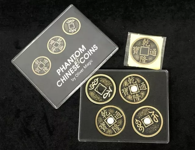 Phantom of Chinese Coins Chinese Palace Coin Set Close up Magic Tricks Magician