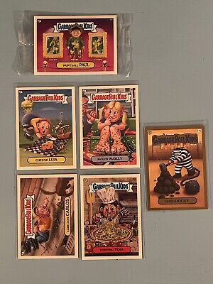 Garbage Pail Kids Scratch and Stink Paintball Paul bounus card and gold card lot