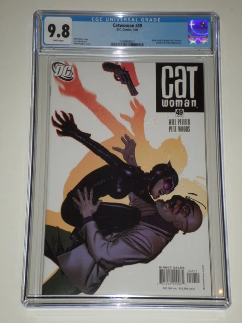 Catwoman 49 (Jan 2006) CGC 9.8 Adam Hughes Cover, Black Mask Zatanna Appearances
