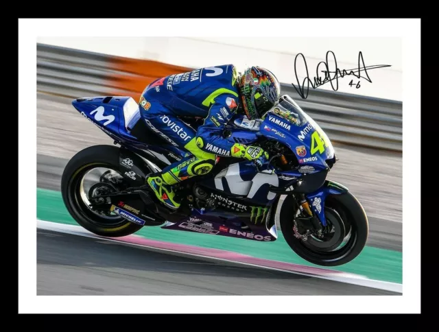 Valentino Rossi Autograph Signed & Framed Photo