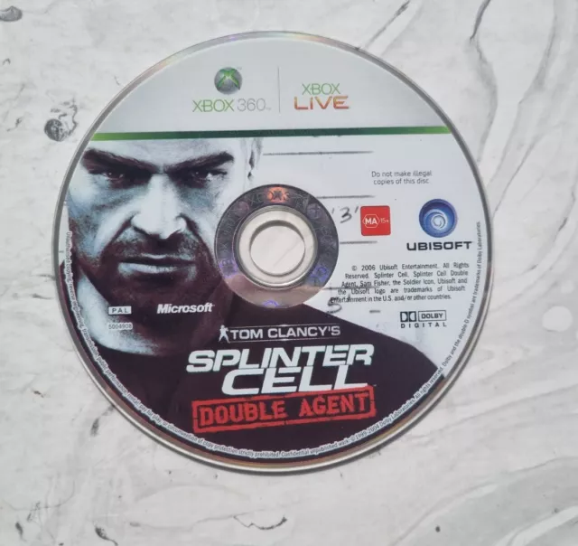 Tom Clancy's Splinter Cell: Double Agent XBOX 360 PAL  - Disc Only
