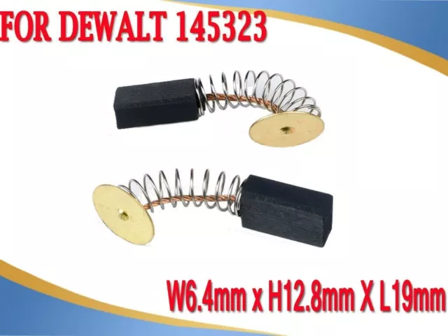 Carbon Brushes For Dewalt Miter Saw 145323-06 DW705 DW744 DW389 DW360 DW362 DW36