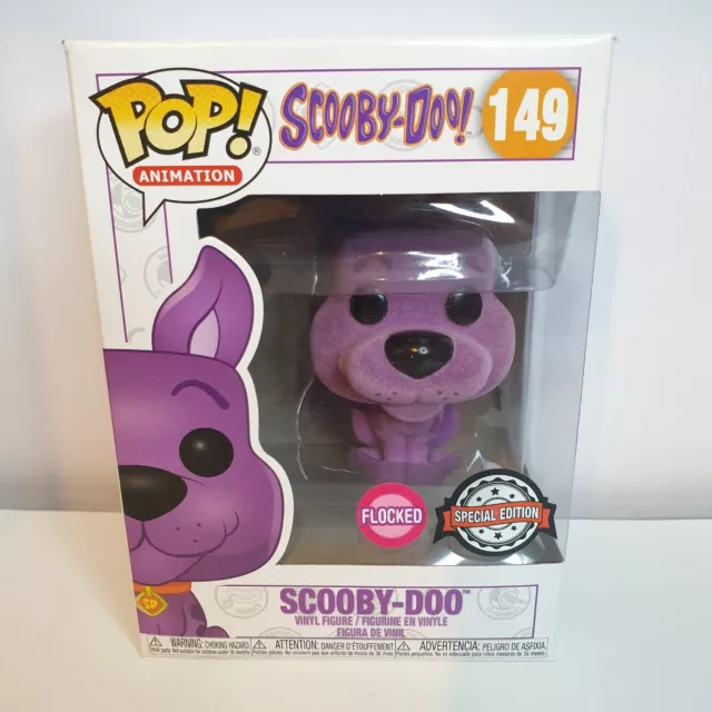 FUNKO Pop! Animation SCOOBY-DOO! Scooby-Doo FLOCKED PURPLE #149 *SPECIAL EDITION