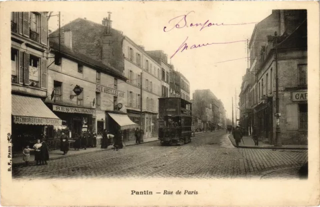 CPA PANTIN Rue de Paris (1353762)
