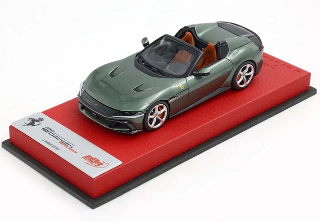 Modèle Réduit 1:43 BBR Ferrari 400 Sa Coupé S1 - Neuf, Référence BBR259A, Vert Dora, Collection Enzo Ferrari