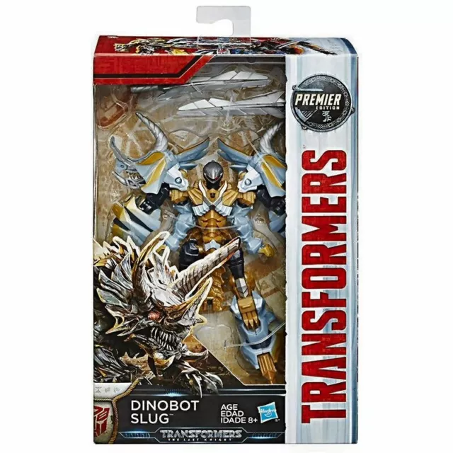 Transformers The Last Knight Dinobot Slug Fiery Warrior Premier Edition. New